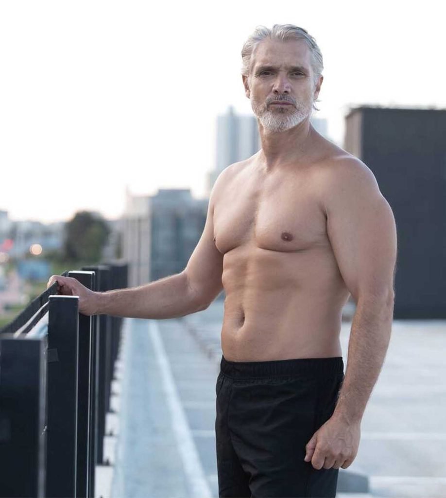 Middle aged man with low testosterone levels